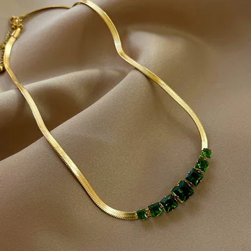 Emerald Whisper Necklace