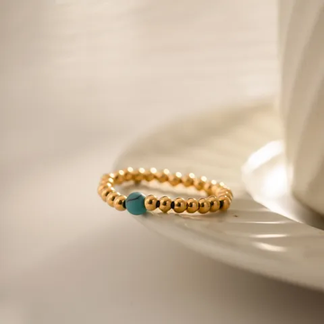 Turquoise Beady Ring