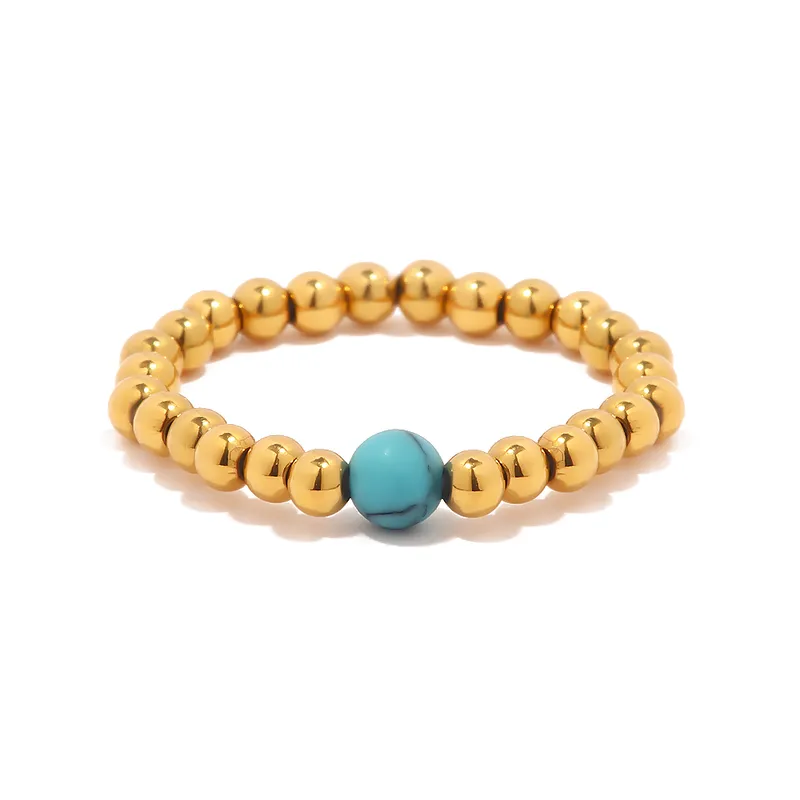Turquoise Beady Ring