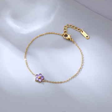 Amethyst Bloom Bracelet