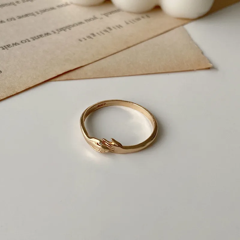 Embrace of Gold Ring