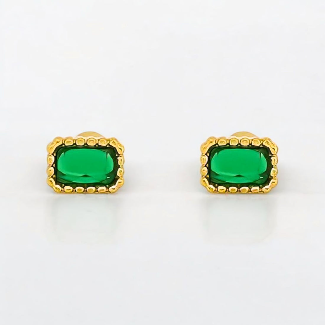 Emerald Elegance Studs