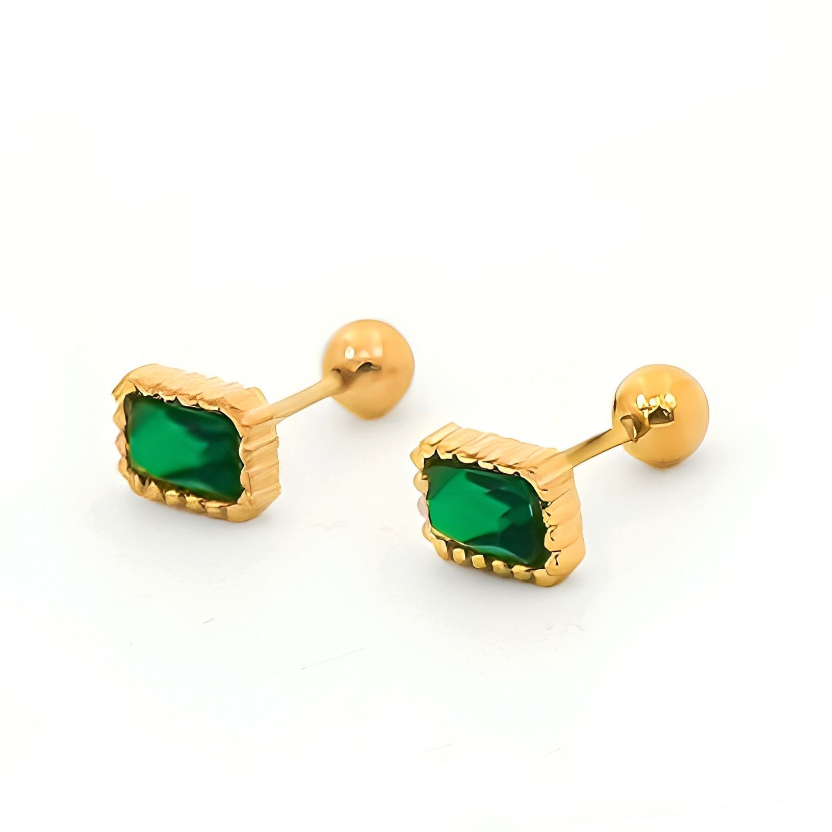 Emerald Elegance Studs