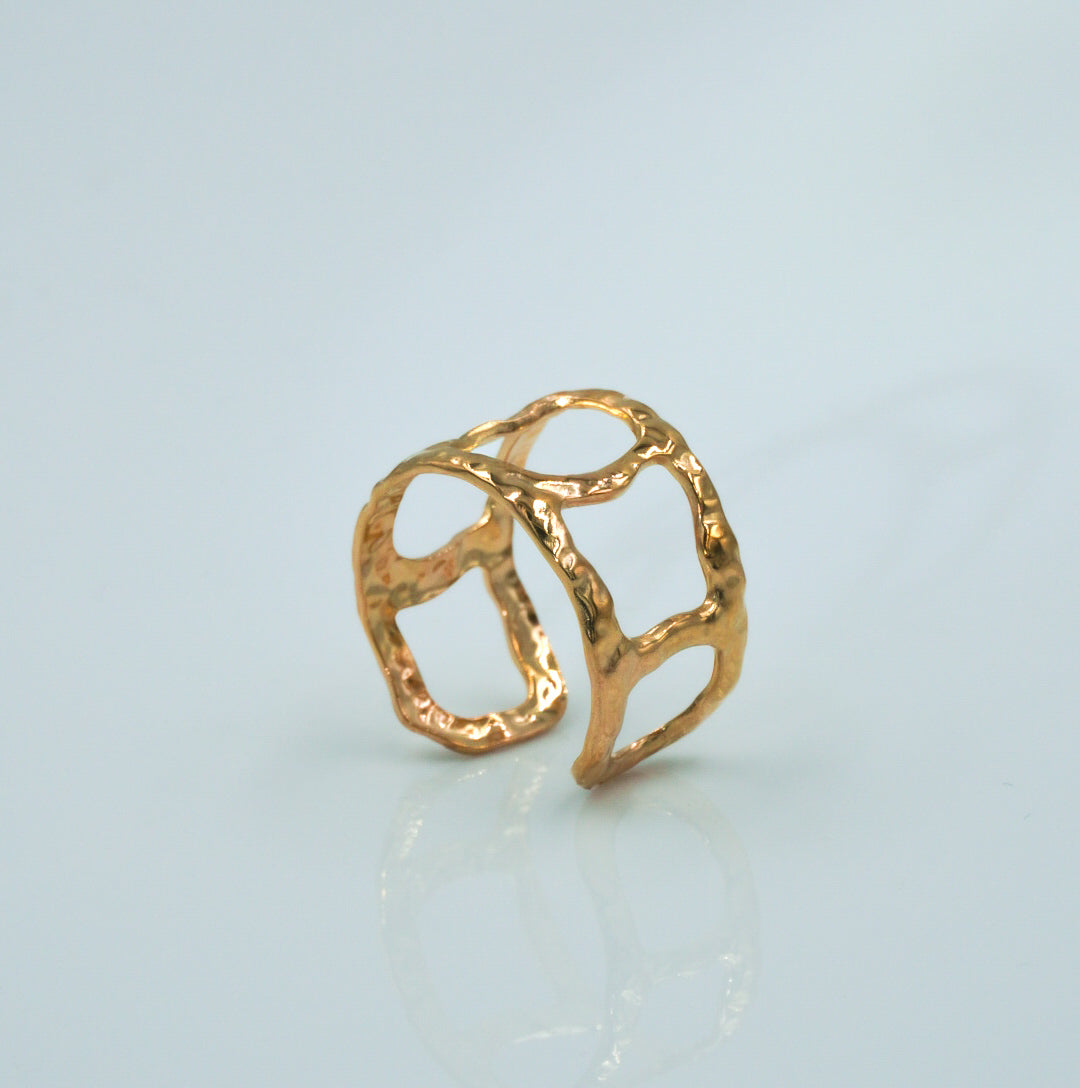 LuxeGuard Gold Ring