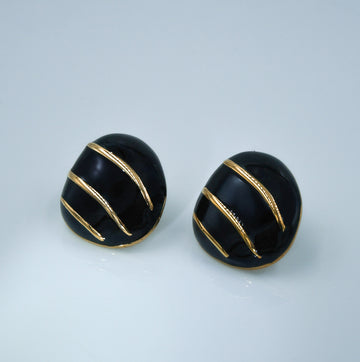 Onyx Elegance Studs