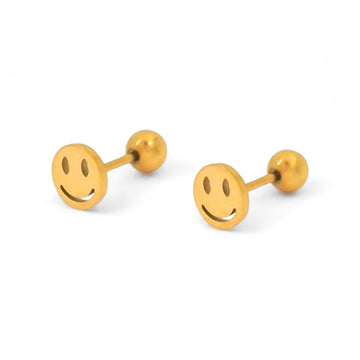 Gleam Smiley Studs