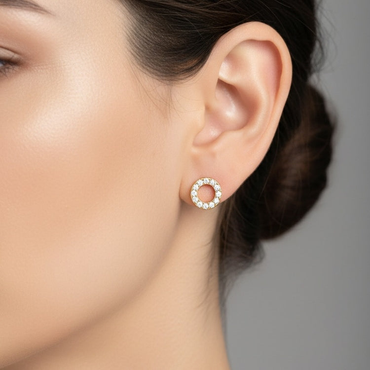 Gleam Circle Studs