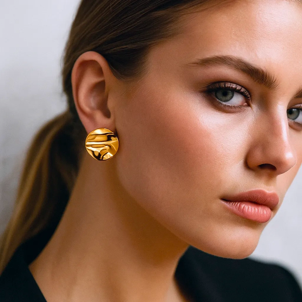 Shimmery Class Earrings